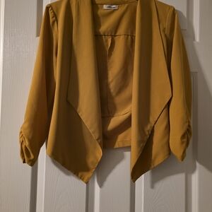 Cette Mustard Yellow Blazer